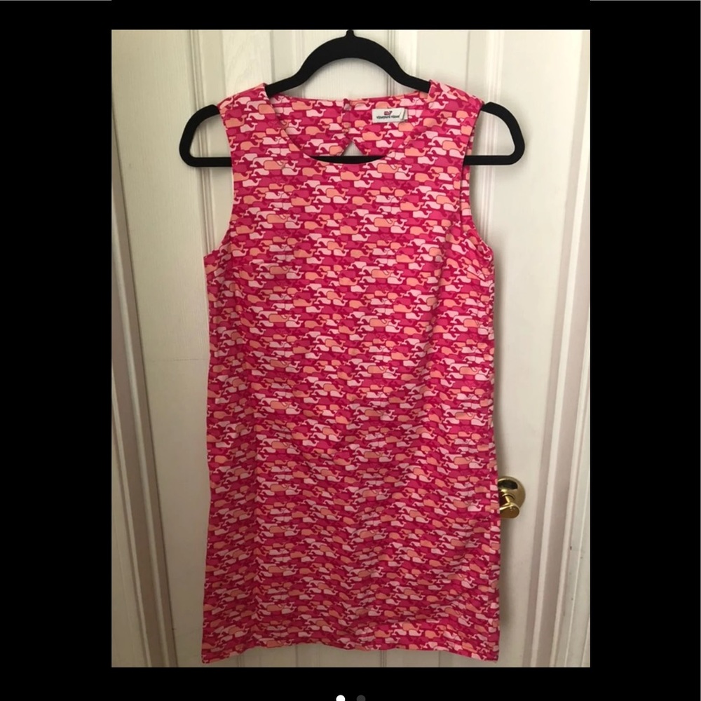 Vineyard Vines Dress w/Pink, White & Tan
